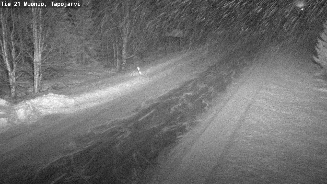 Kelikamerat Kuva Tie 21 Muonio, Tapojärvi, Muonio, Lappi