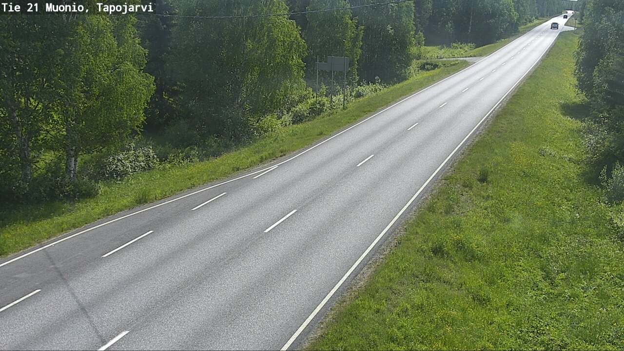 Kelikamerat Kuva Tie 21 Muonio, Tapojärvi, Muonio, Lappi