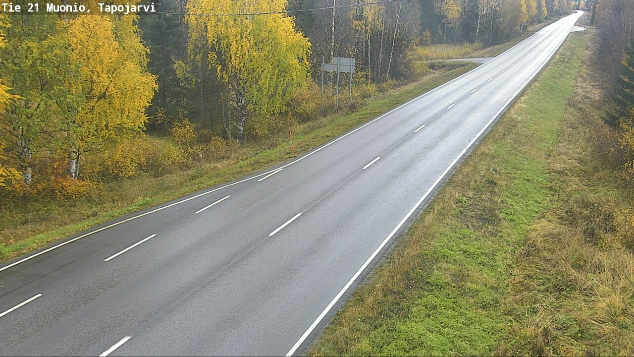 Kelikamerat Kuva Tie 21 Muonio, Tapojärvi, Muonio, Lappi