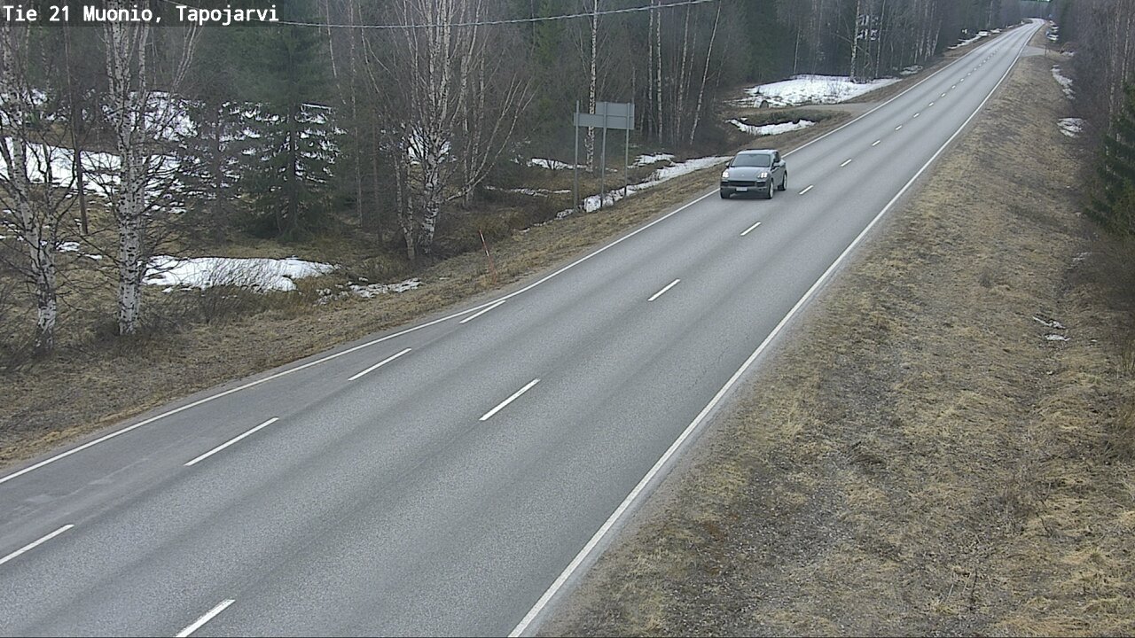 Weather Camera Image Väg 21 Muonio, Tapojärvi, Muonio, Lappi