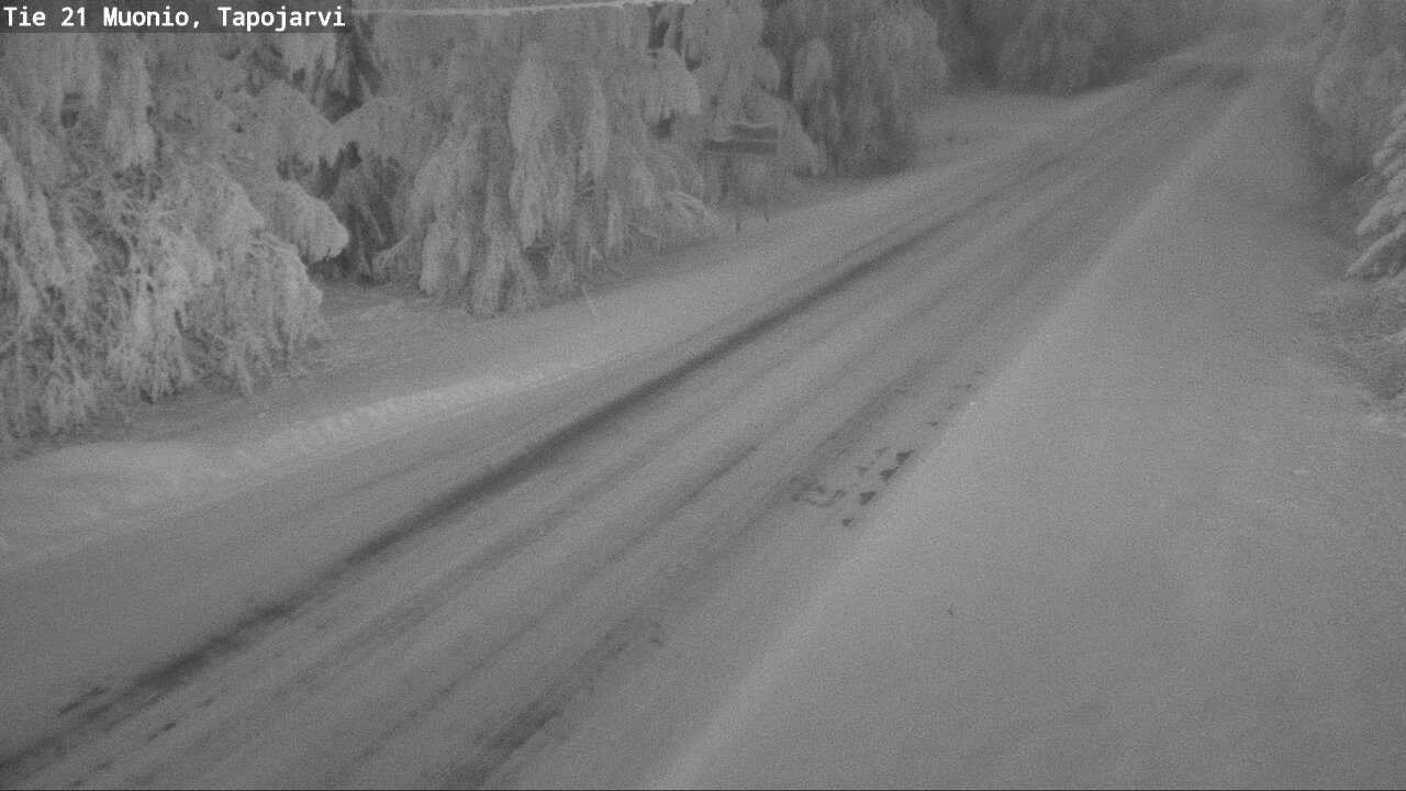 Kelikamerat Kuva Tie 21 Muonio, Tapojärvi, Muonio, Lappi