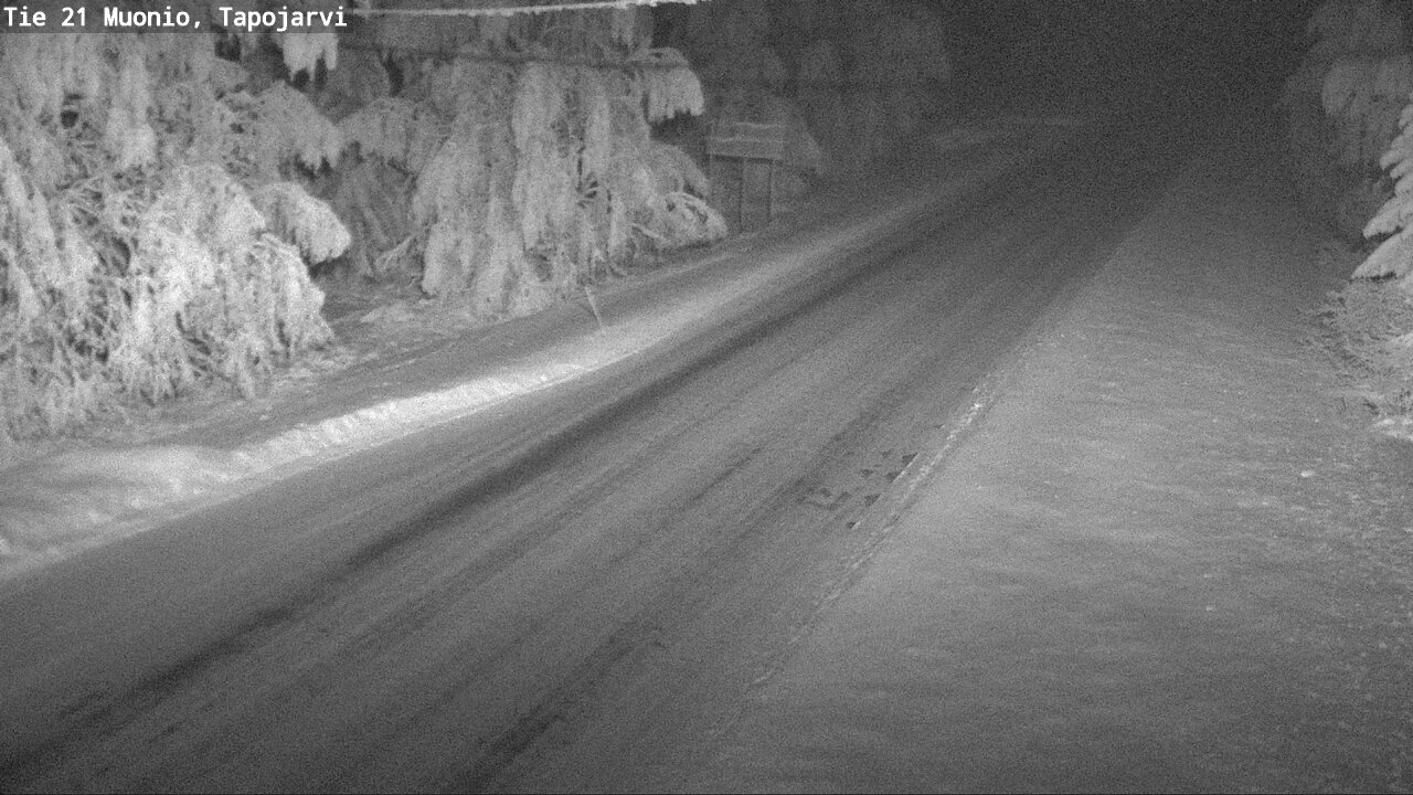 Kelikamerat Kuva Tie 21 Muonio, Tapojärvi, Muonio, Lappi