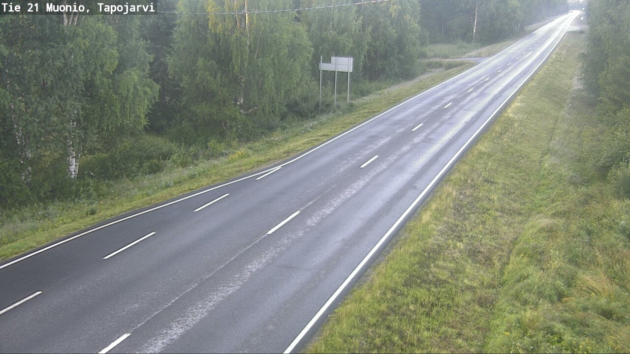 Kelikamerat Kuva Tie 21 Muonio, Tapojärvi, Muonio, Lappi