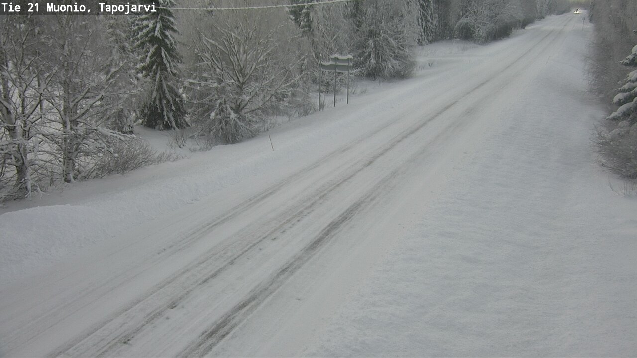 Weather Camera Image Road 21 Muonio, Tapojärvi, Muonio, Lappi