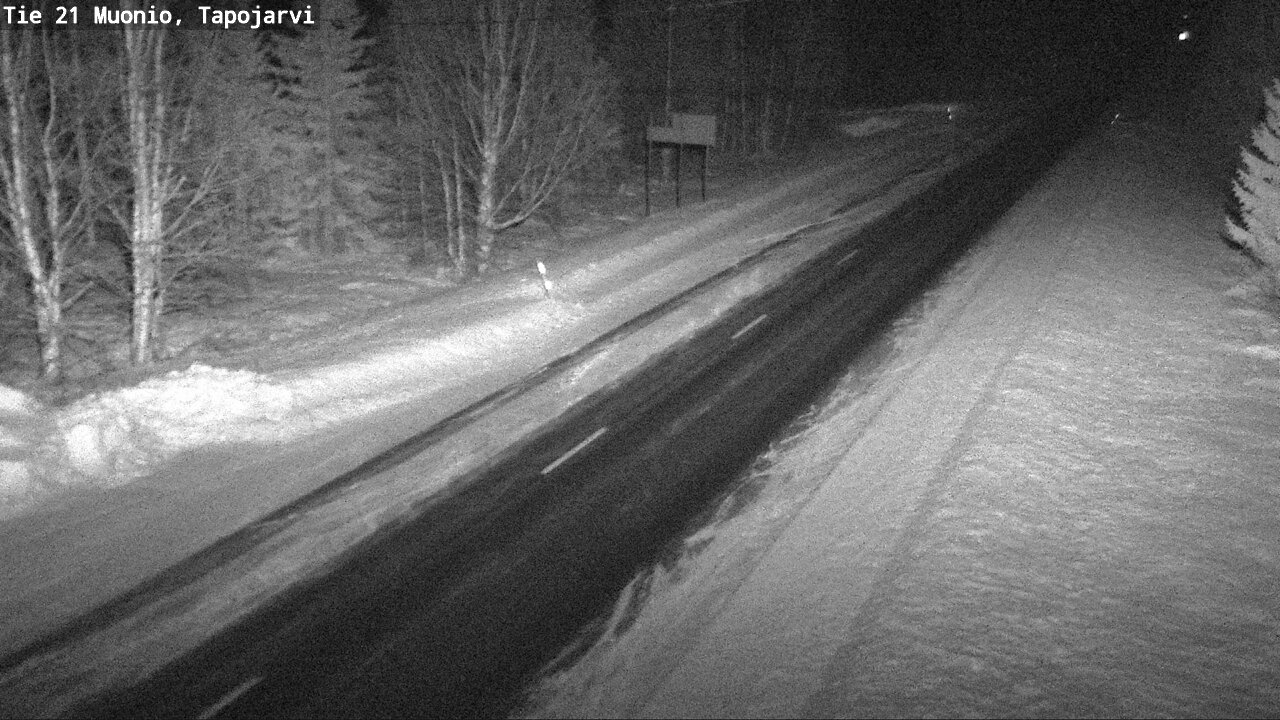 Kelikamerat Kuva Tie 21 Muonio, Tapojärvi, Muonio, Lappi