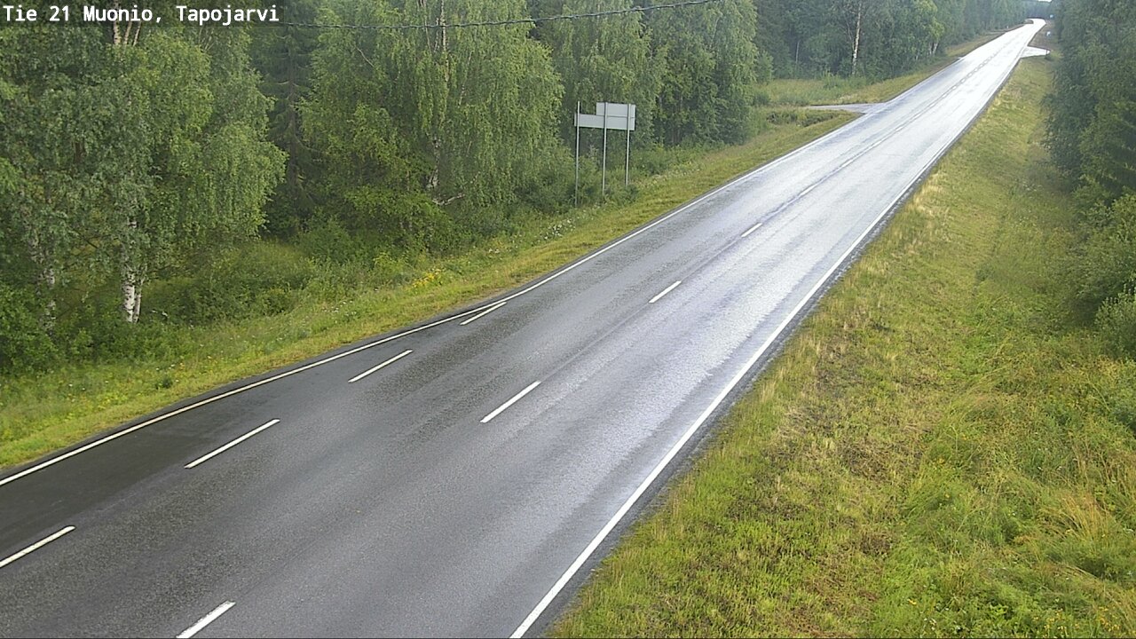 Kelikamerat Kuva Tie 21 Muonio, Tapojärvi, Muonio, Lappi