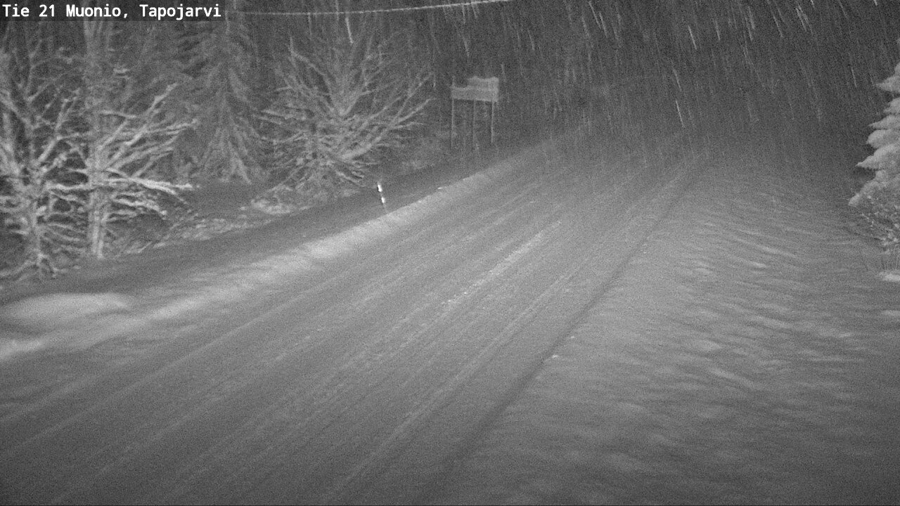 Weather Camera Image Väg 21 Muonio, Tapojärvi, Muonio, Lappi