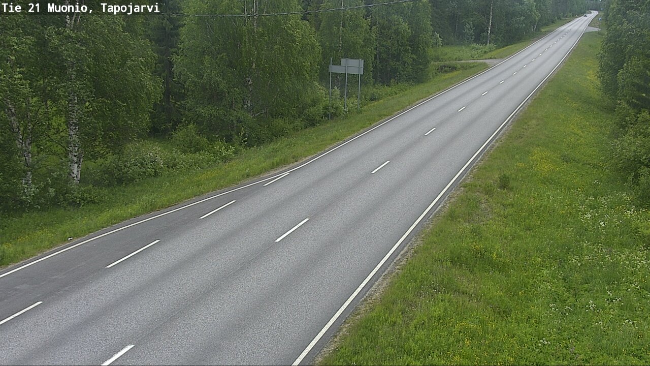 Kelikamerat Kuva Tie 21 Muonio, Tapojärvi, Muonio, Lappi