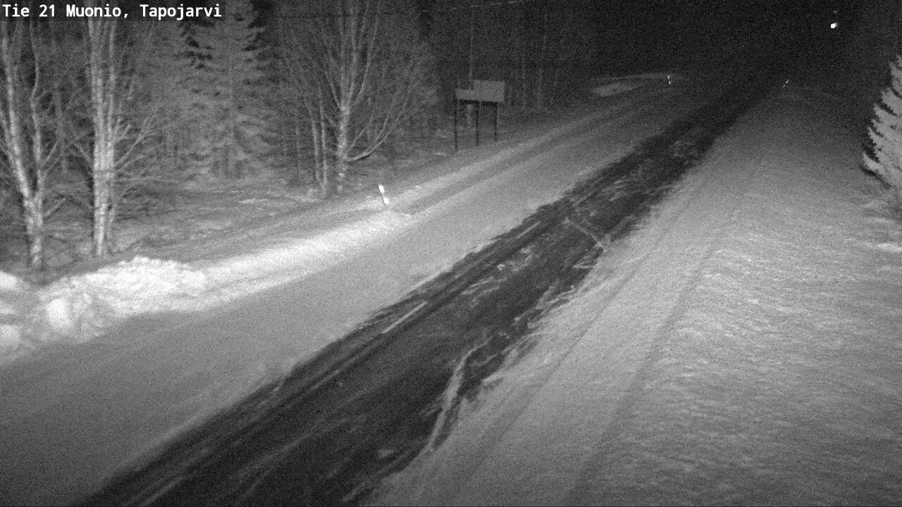 Kelikamerat Kuva Tie 21 Muonio, Tapojärvi, Muonio, Lappi