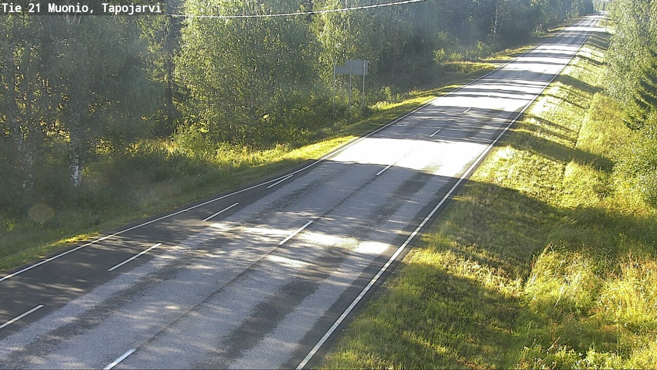 Weather Camera Image Road 21 Muonio, Tapojärvi, Muonio, Lappi