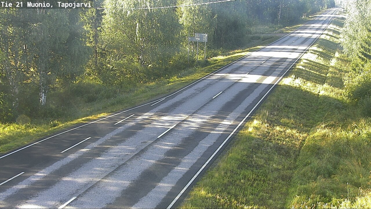 Kelikamerat Kuva Tie 21 Muonio, Tapojärvi, Muonio, Lappi