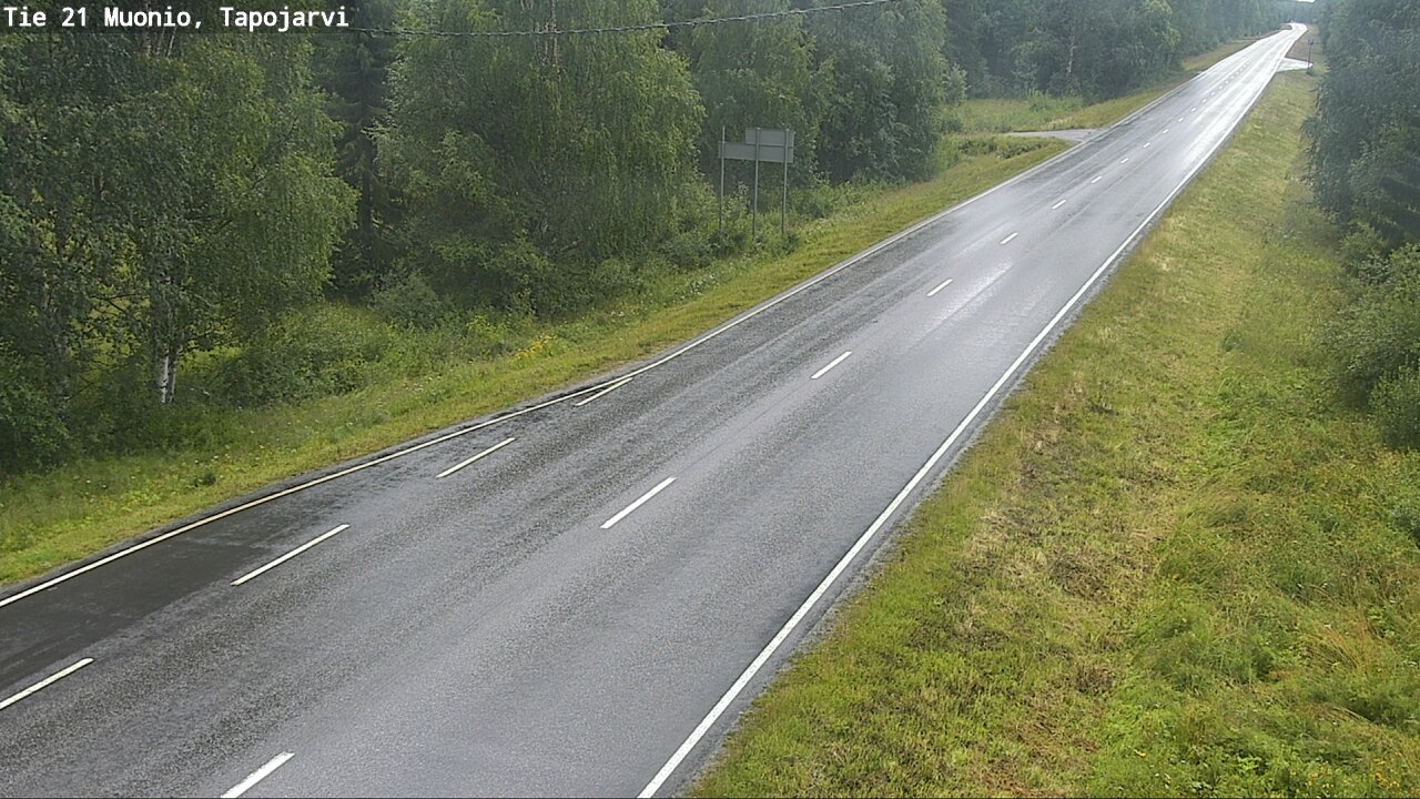 Kelikamerat Kuva Tie 21 Muonio, Tapojärvi, Muonio, Lappi