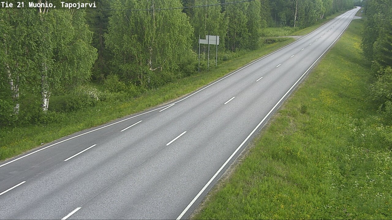 Kelikamerat Kuva Tie 21 Muonio, Tapojärvi, Muonio, Lappi