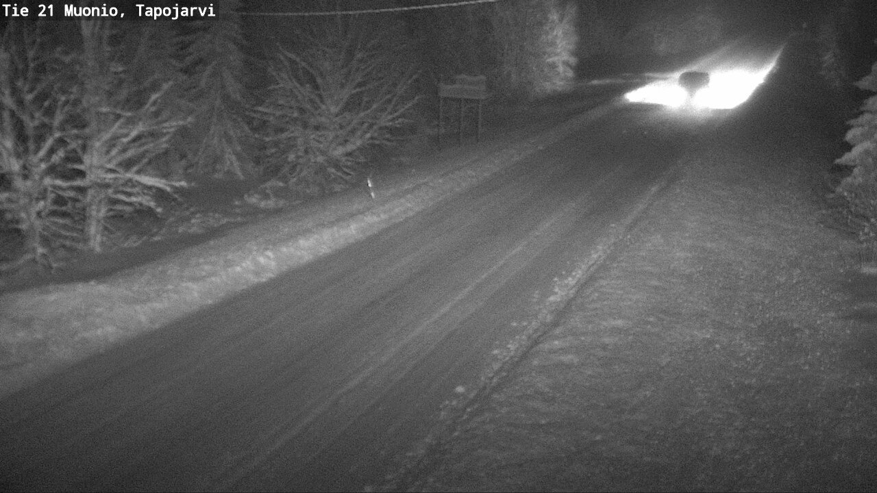 Weather Camera Image Väg 21 Muonio, Tapojärvi, Muonio, Lappi