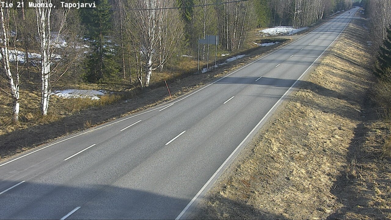 Weather Camera Image Väg 21 Muonio, Tapojärvi, Muonio, Lappi