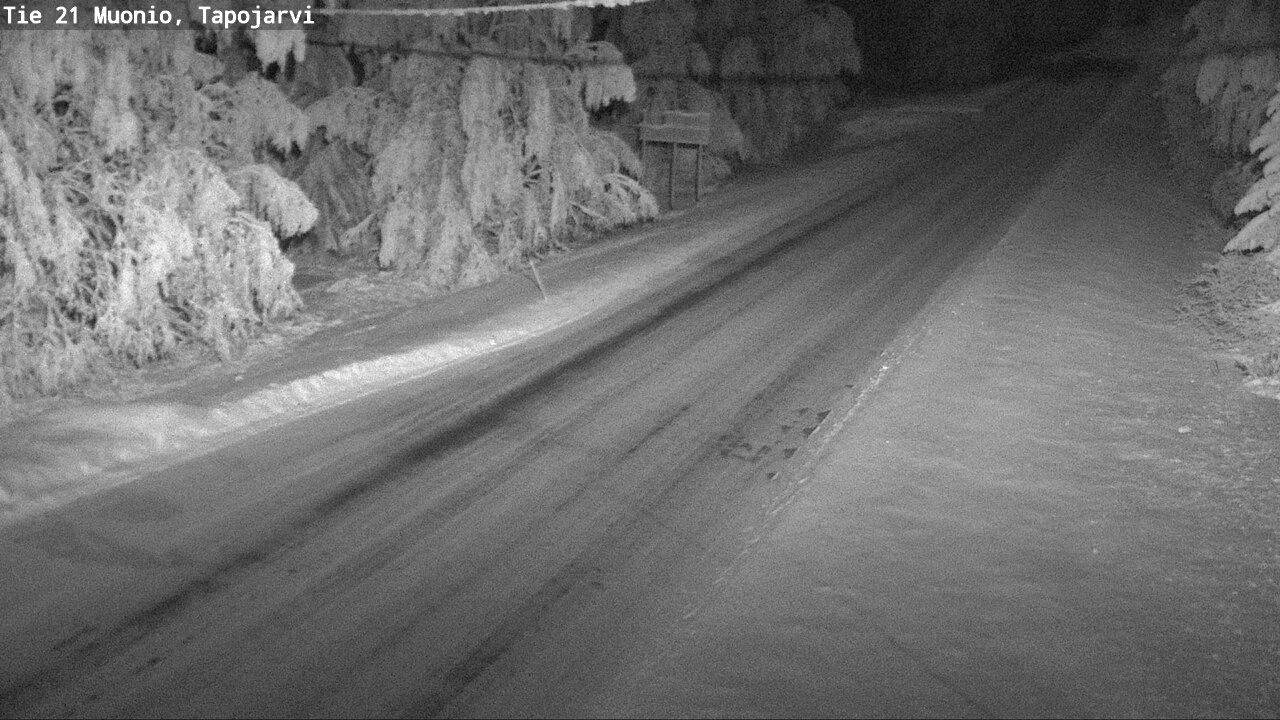 Kelikamerat Kuva Tie 21 Muonio, Tapojärvi, Muonio, Lappi