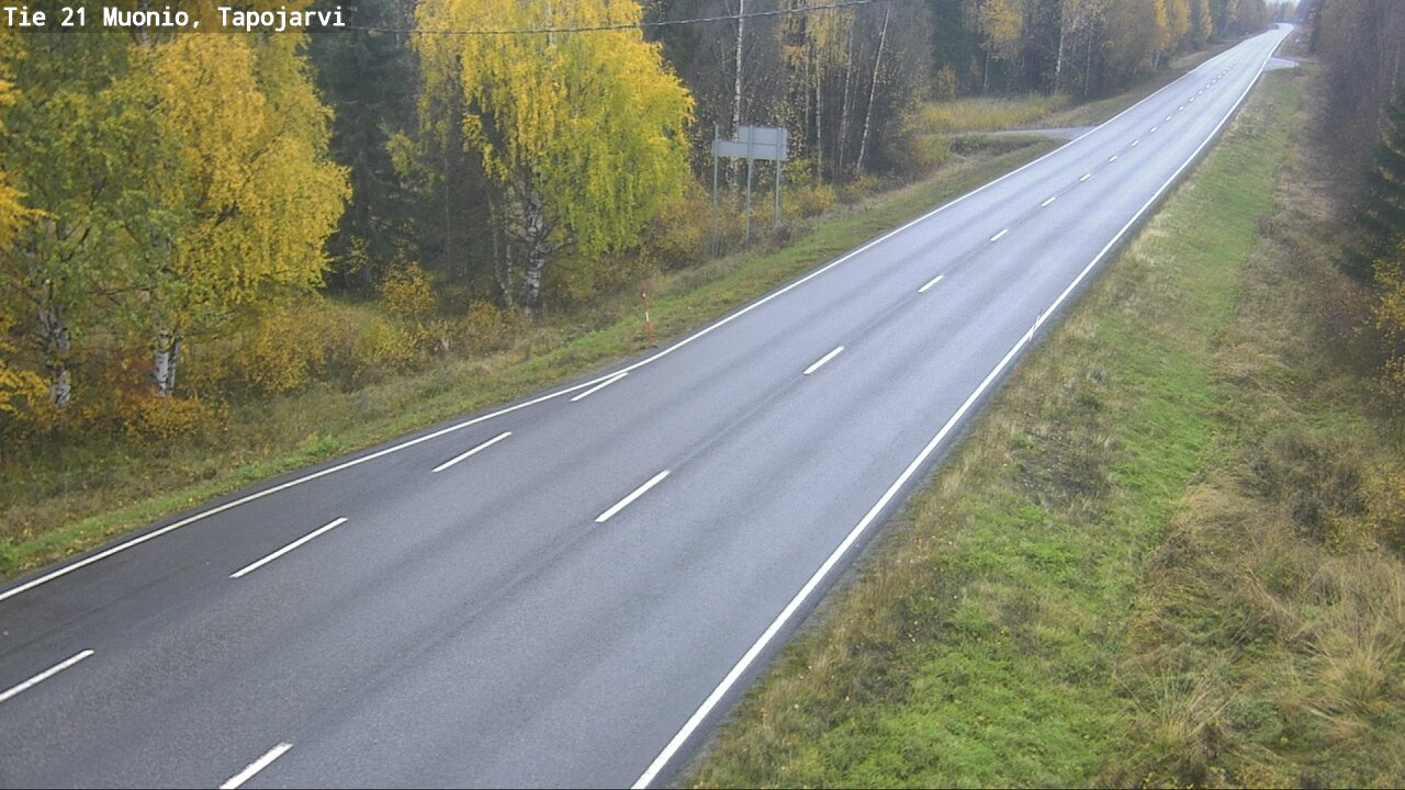 Kelikamerat Kuva Tie 21 Muonio, Tapojärvi, Muonio, Lappi