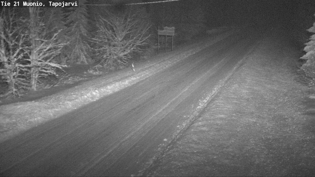 Weather Camera Image Väg 21 Muonio, Tapojärvi, Muonio, Lappi
