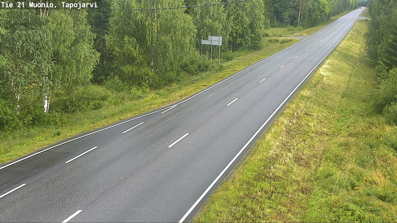 Kelikamerat Kuva Tie 21 Muonio, Tapojärvi, Muonio, Lappi