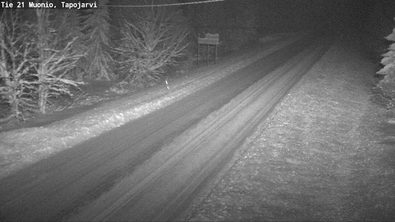 Weather Camera Image Väg 21 Muonio, Tapojärvi, Muonio, Lappi