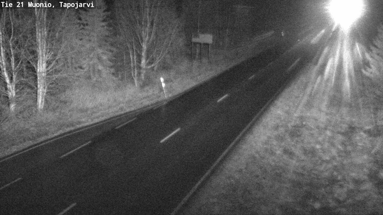 Kelikamerat Kuva Tie 21 Muonio, Tapojärvi, Muonio, Lappi