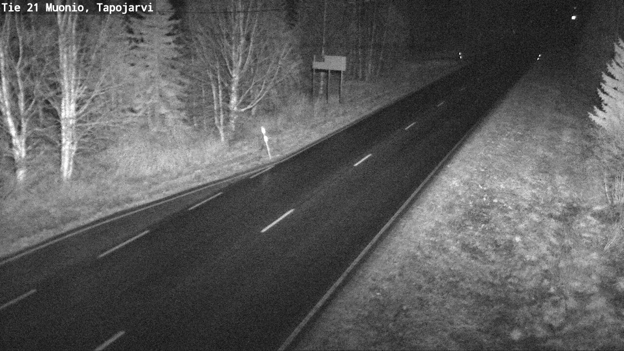 Kelikamerat Kuva Tie 21 Muonio, Tapojärvi, Muonio, Lappi