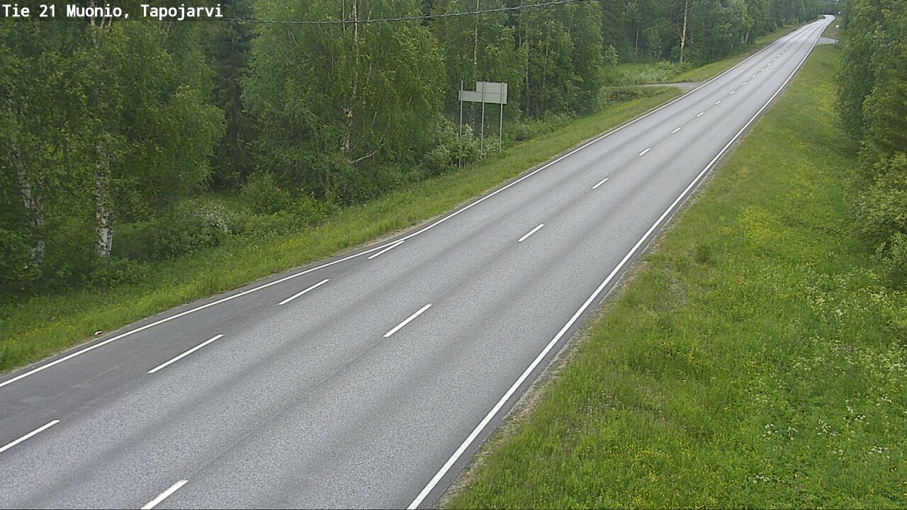 Kelikamerat Kuva Tie 21 Muonio, Tapojärvi, Muonio, Lappi