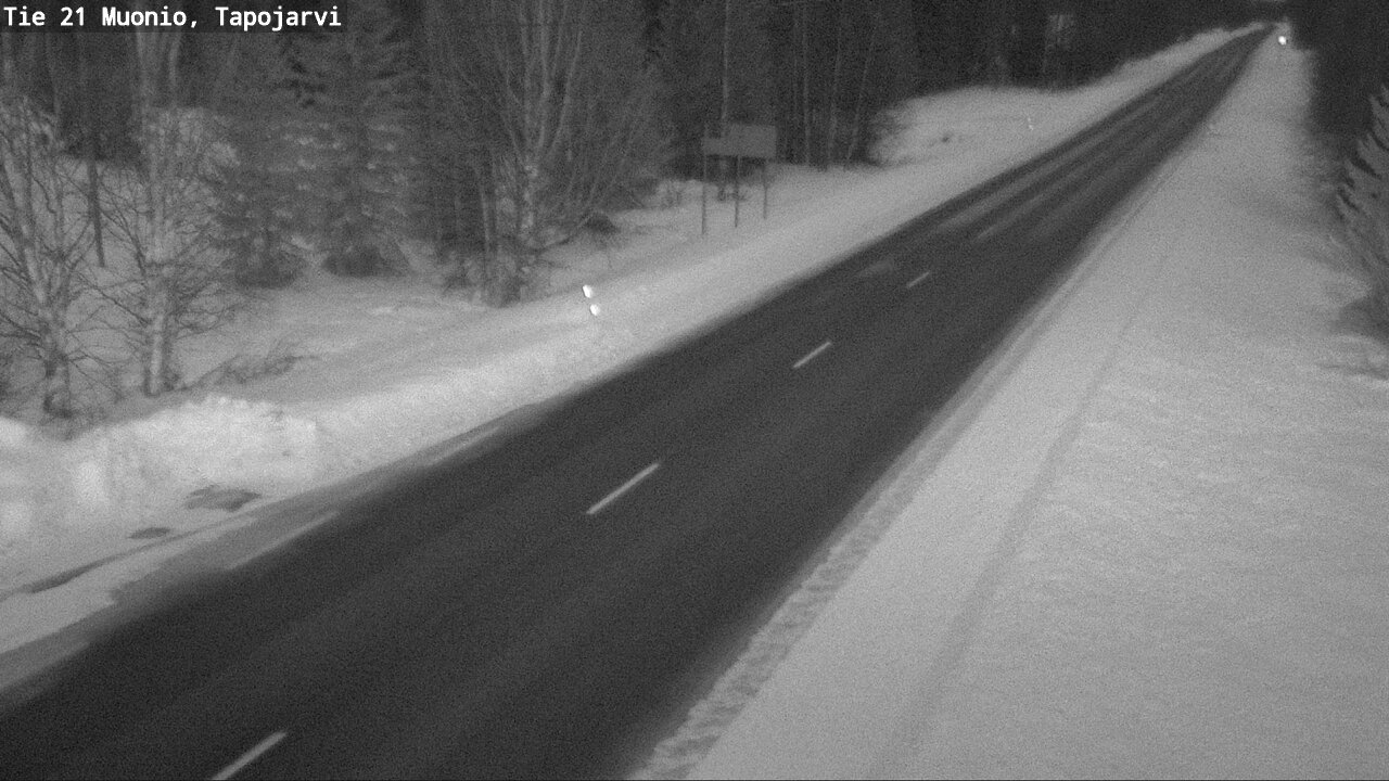 Kelikamerat Kuva Tie 21 Muonio, Tapojärvi, Muonio, Lappi