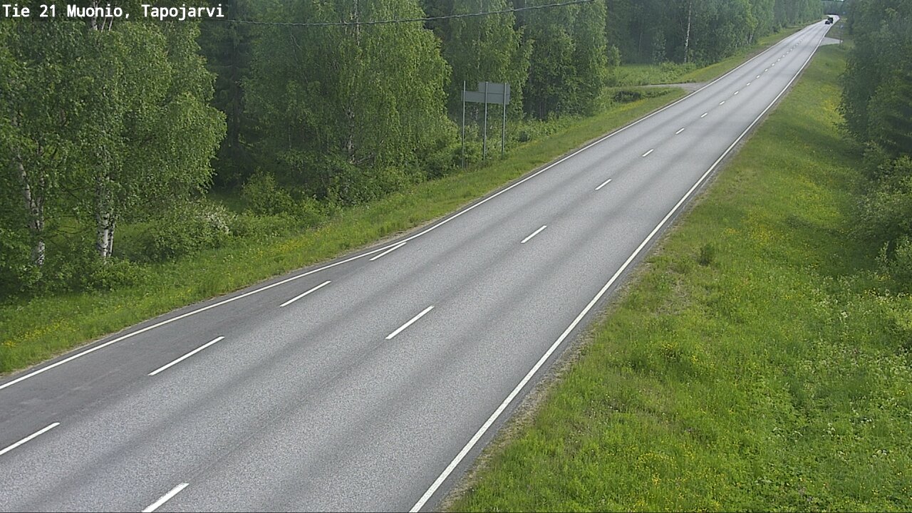 Kelikamerat Kuva Tie 21 Muonio, Tapojärvi, Muonio, Lappi