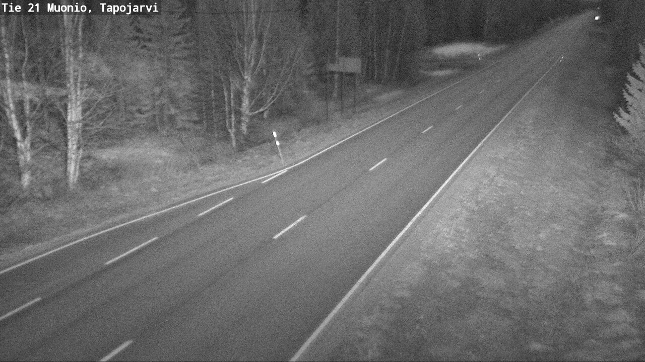 Weather Camera Image Road 21 Muonio, Tapojärvi, Muonio, Lappi