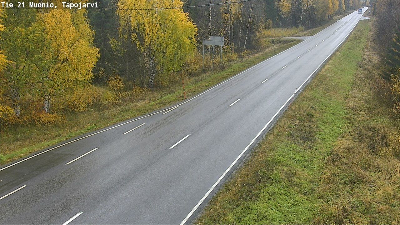 Kelikamerat Kuva Tie 21 Muonio, Tapojärvi, Muonio, Lappi