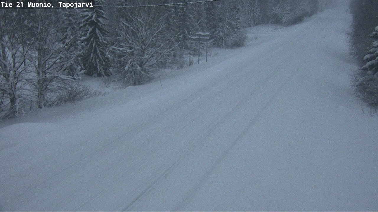 Weather Camera Image Väg 21 Muonio, Tapojärvi, Muonio, Lappi