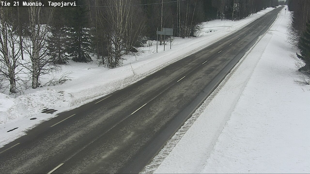 Kelikamerat Kuva Tie 21 Muonio, Tapojärvi, Muonio, Lappi