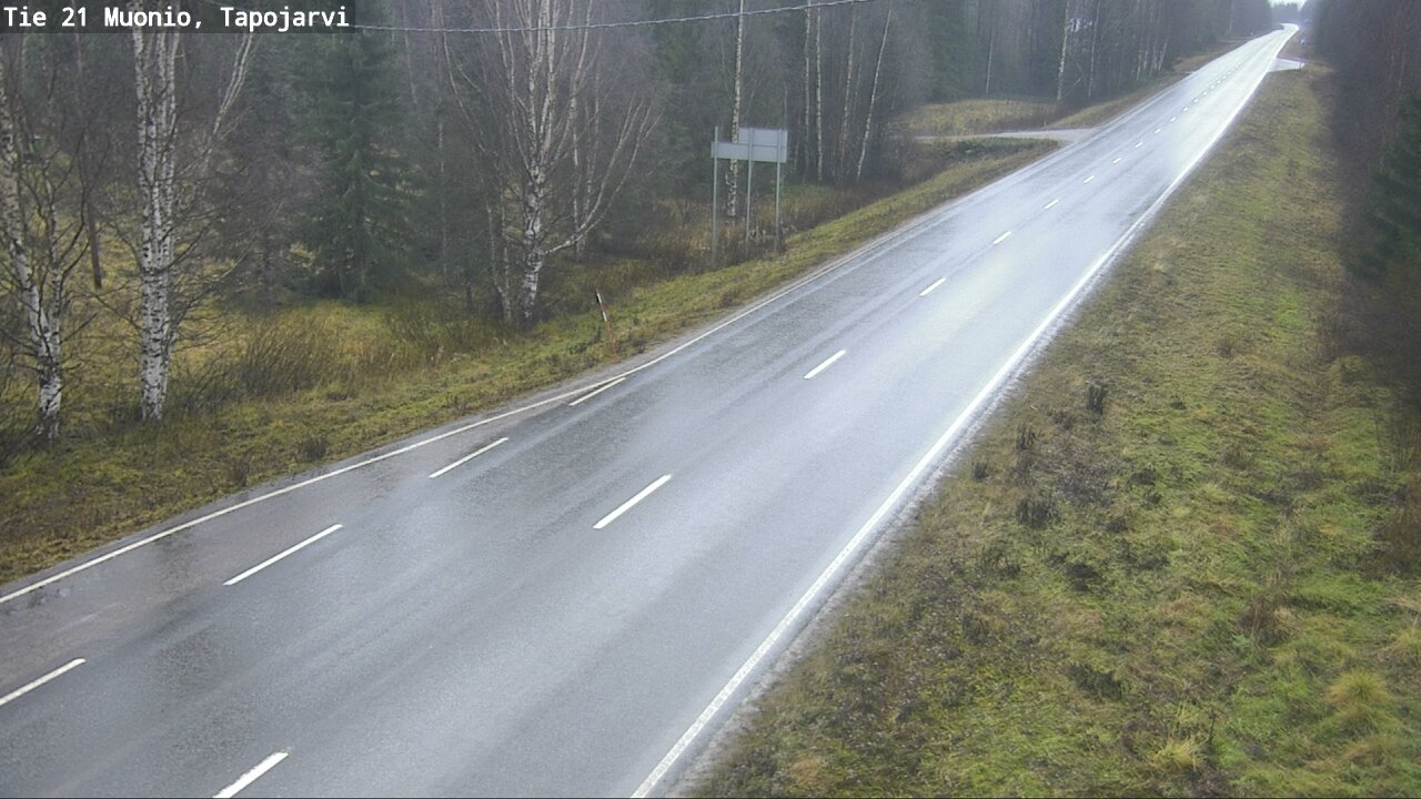 Kelikamerat Kuva Tie 21 Muonio, Tapojärvi, Muonio, Lappi