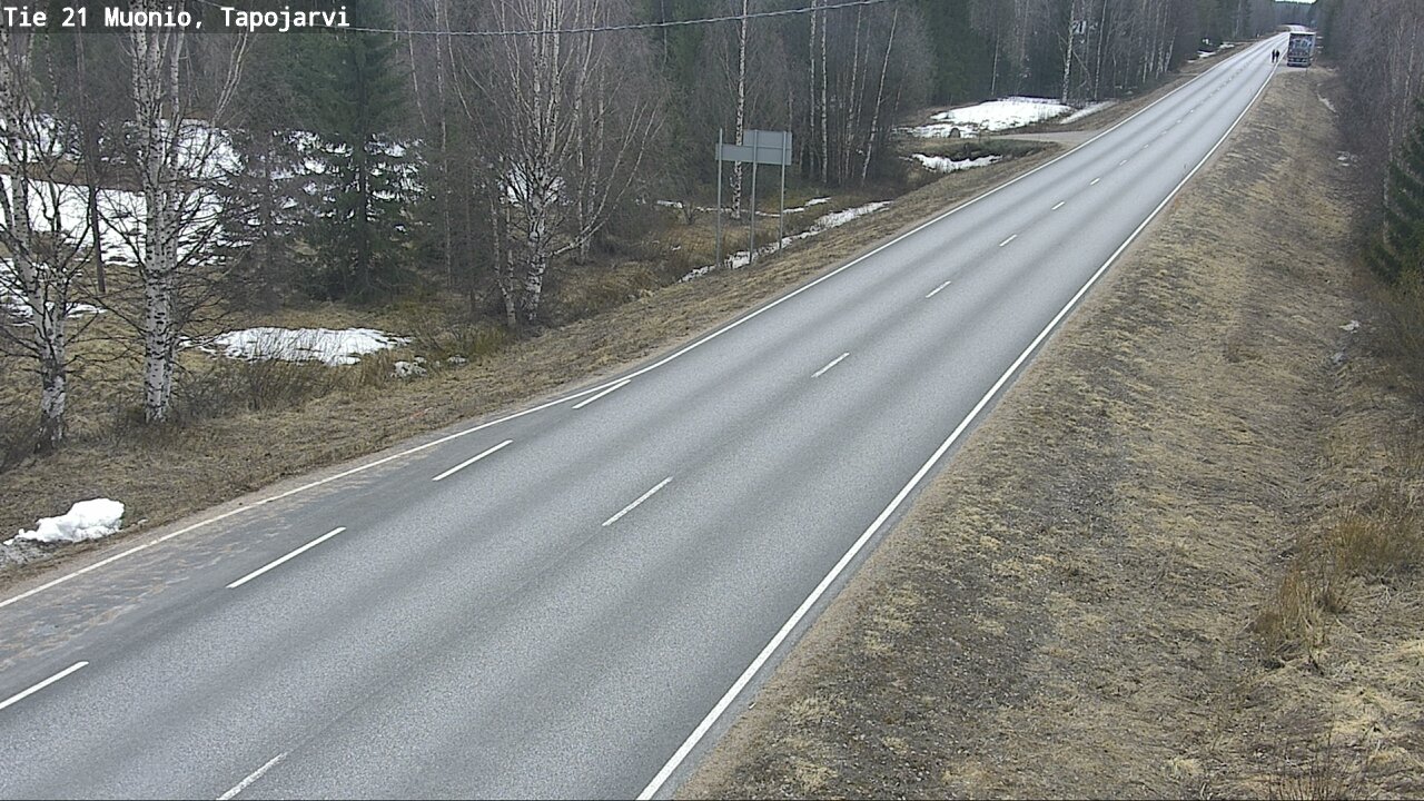 Kelikamerat Kuva Tie 21 Muonio, Tapojärvi, Muonio, Lappi