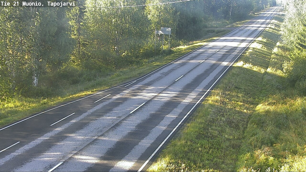 Kelikamerat Kuva Tie 21 Muonio, Tapojärvi, Muonio, Lappi
