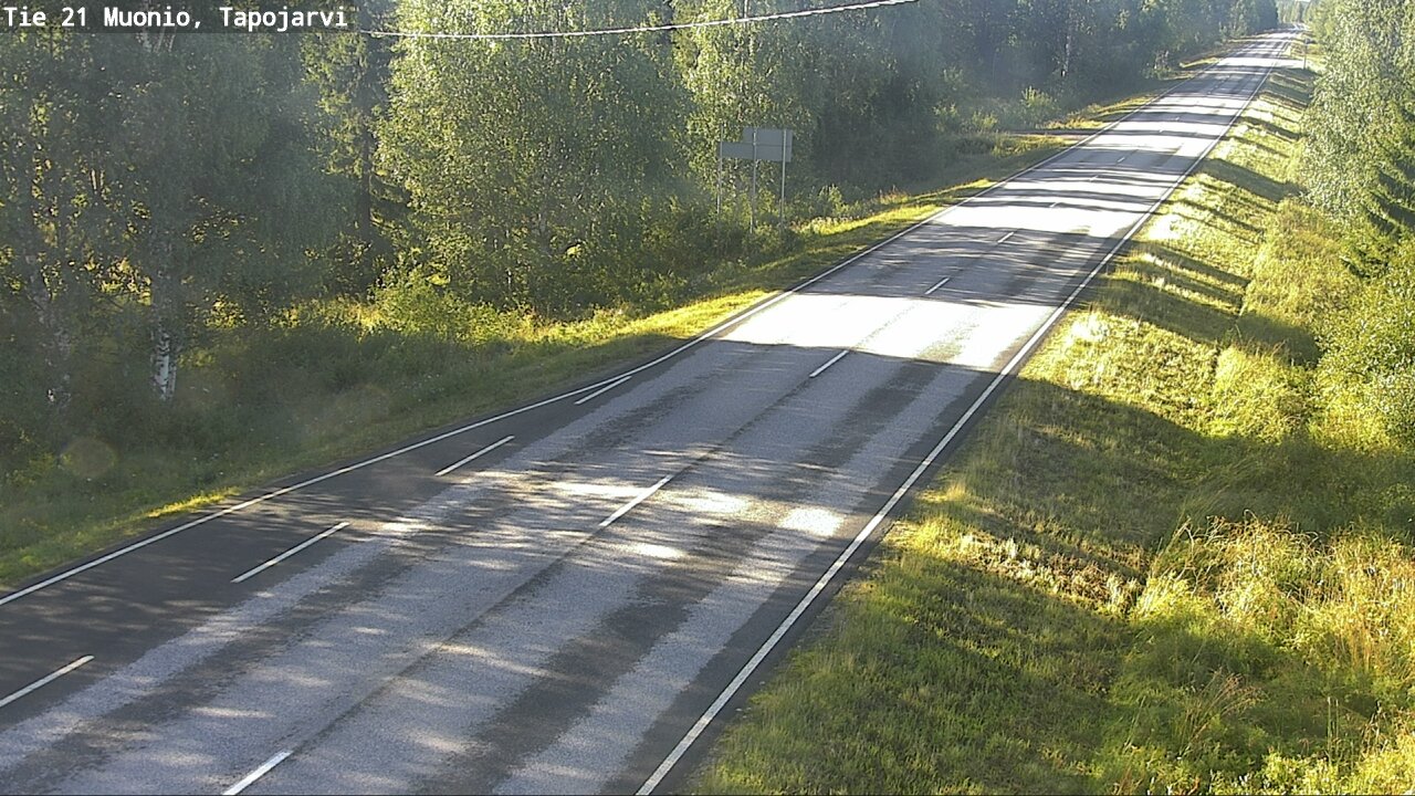 Kelikamerat Kuva Tie 21 Muonio, Tapojärvi, Muonio, Lappi