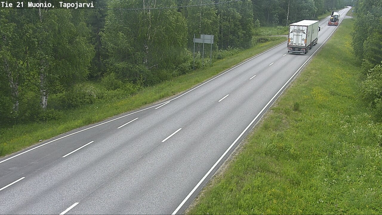 Weather Camera Image Väg 21 Muonio, Tapojärvi, Muonio, Lappi