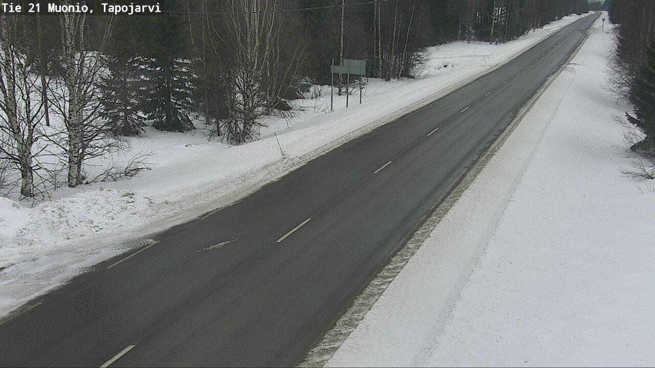 Kelikamerat Kuva Tie 21 Muonio, Tapojärvi, Muonio, Lappi