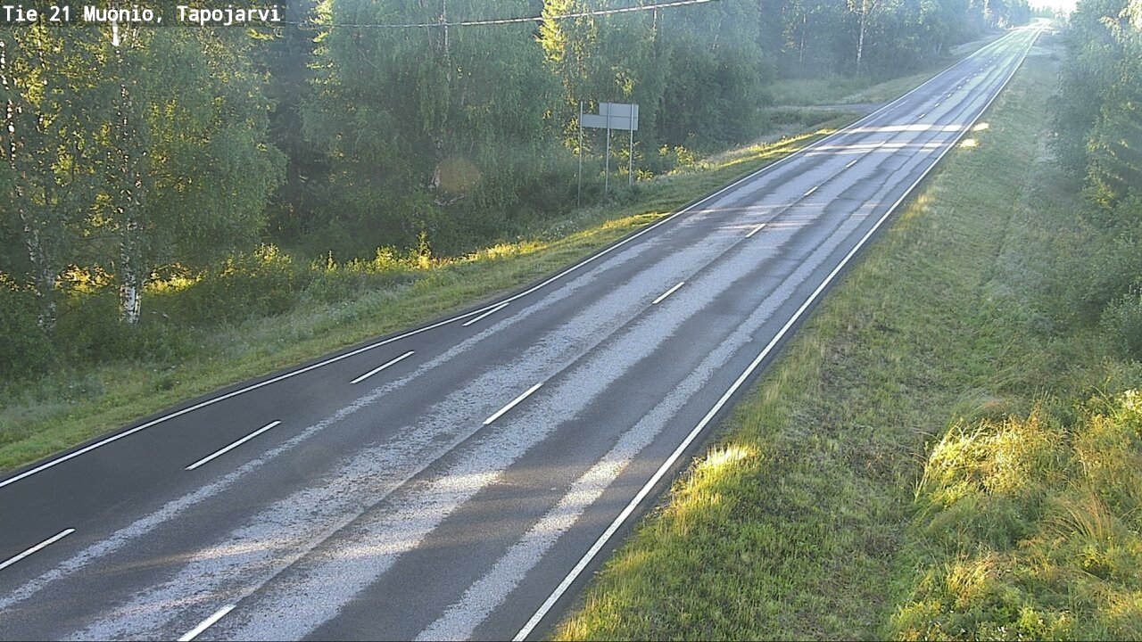 Kelikamerat Kuva Tie 21 Muonio, Tapojärvi, Muonio, Lappi
