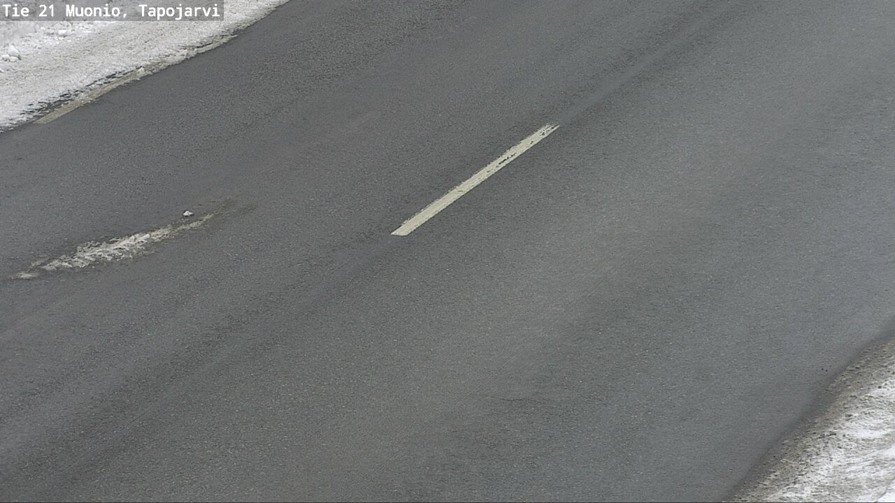 Weather Camera Image Road 21 Muonio, Tapojärvi, Muonio, Lappi