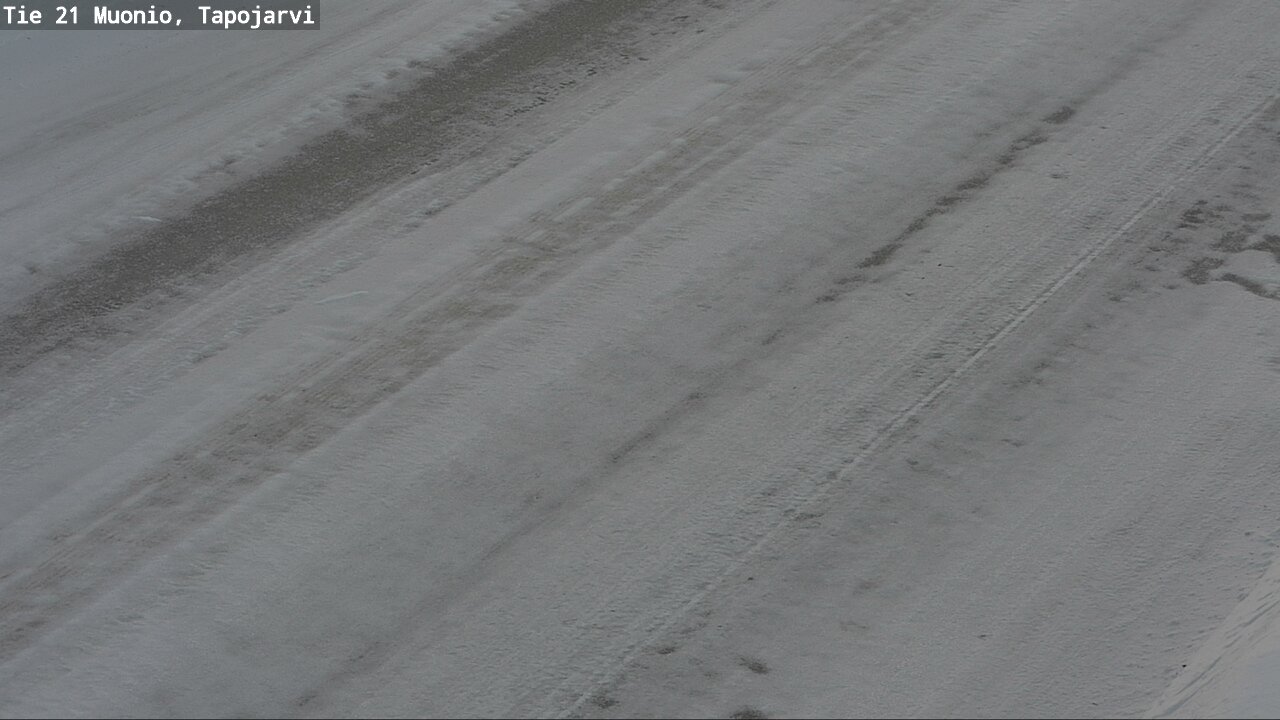 Weather Camera Image Road 21 Muonio, Tapojärvi, Muonio, Lappi