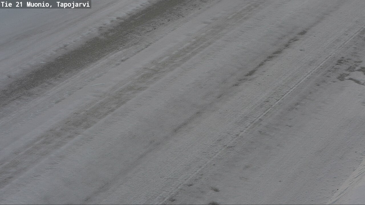 Weather Camera Image Road 21 Muonio, Tapojärvi, Muonio, Lappi