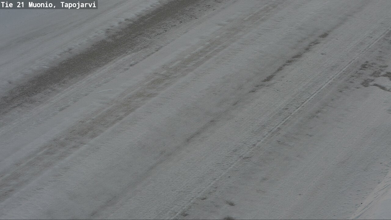Weather Camera Image Road 21 Muonio, Tapojärvi, Muonio, Lappi