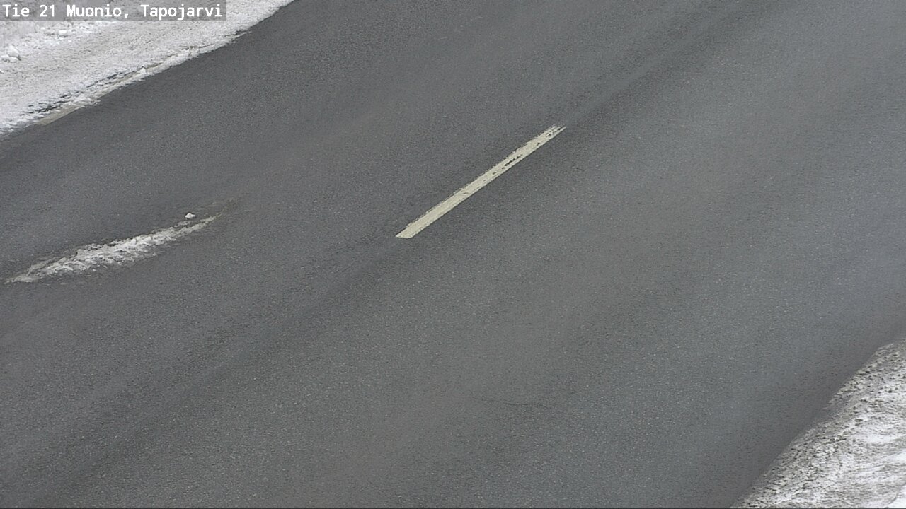 Weather Camera Image Road 21 Muonio, Tapojärvi, Muonio, Lappi