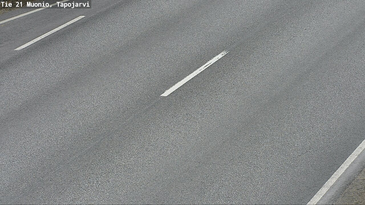 Weather Camera Image Väg 21 Muonio, Tapojärvi, Muonio, Lappi