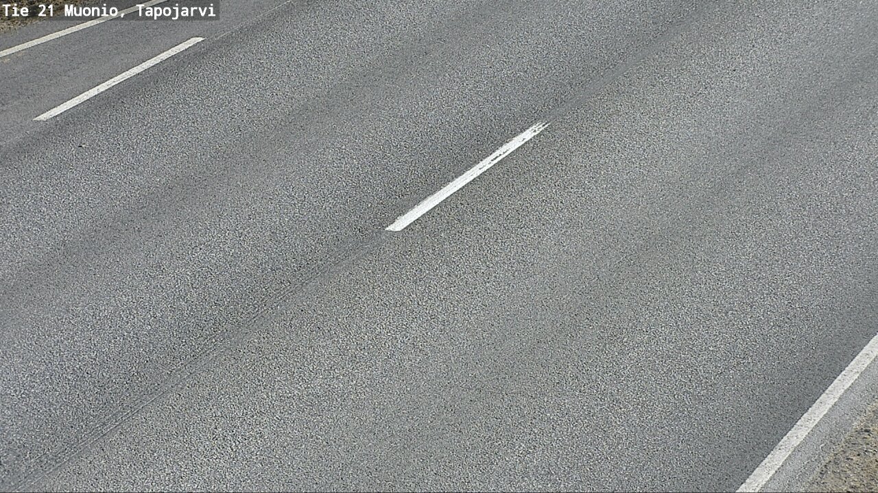 Weather Camera Image Väg 21 Muonio, Tapojärvi, Muonio, Lappi