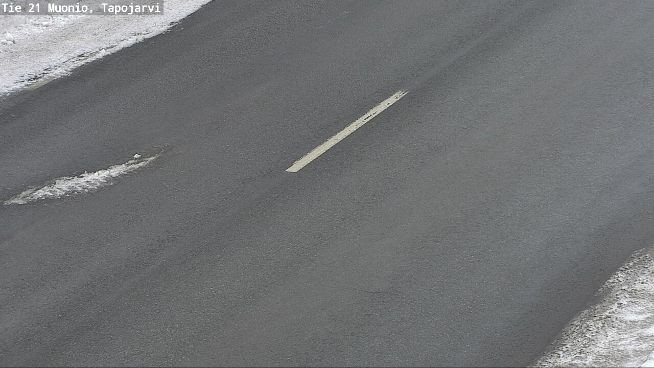 Weather Camera Image Väg 21 Muonio, Tapojärvi, Muonio, Lappi