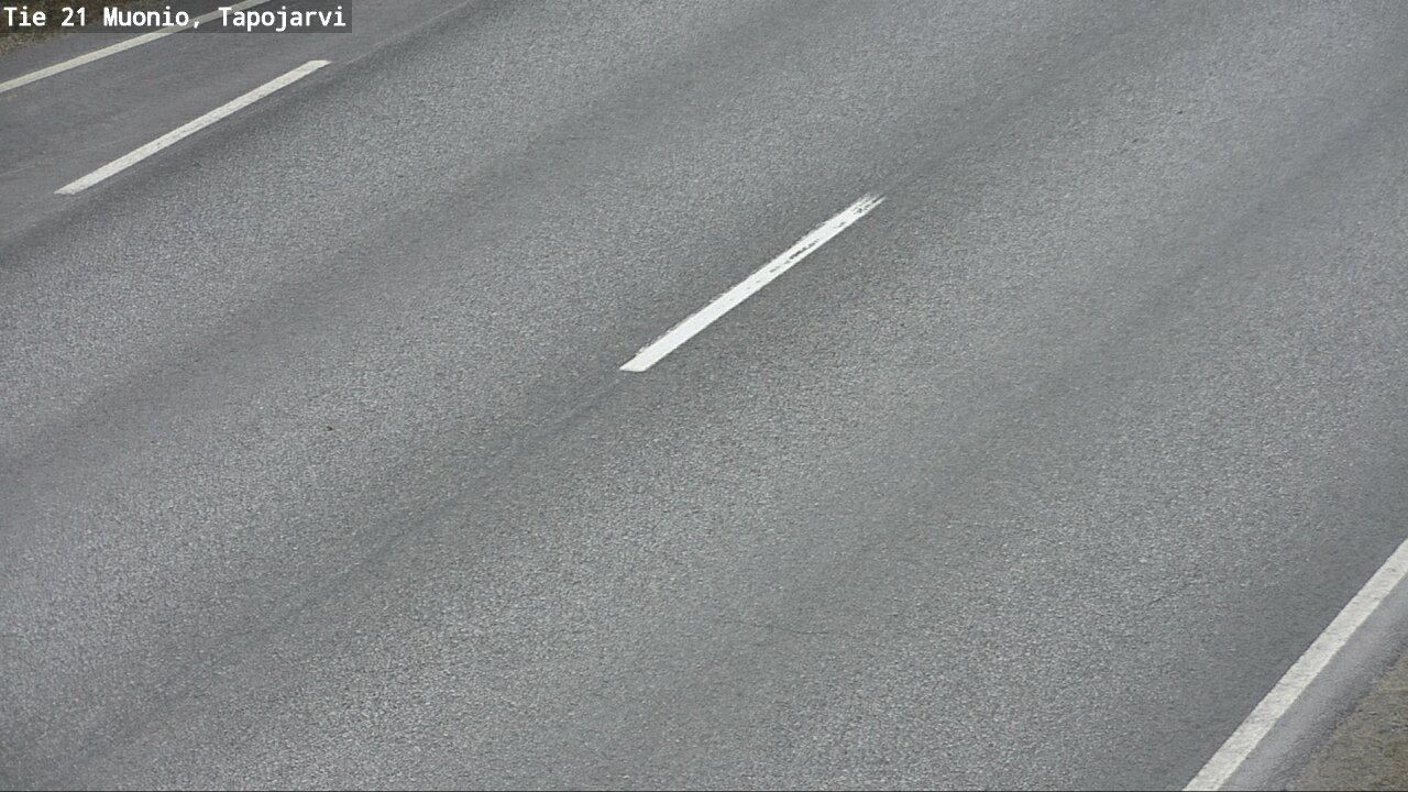Weather Camera Image Road 21 Muonio, Tapojärvi, Muonio, Lappi