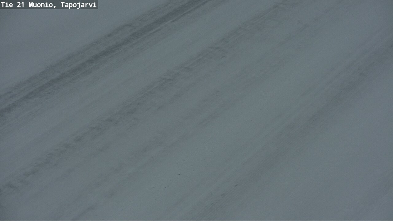 Weather Camera Image Väg 21 Muonio, Tapojärvi, Muonio, Lappi